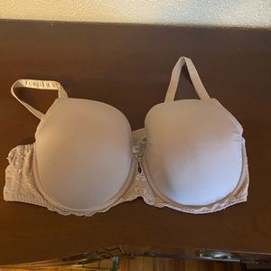 Torrid Nude Underwire Bra w/ Lace Trim - 42DD
